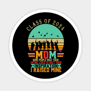 Senior Mom Class of 2024 Graduation 2024 Gift ,Senior 24 Magnet